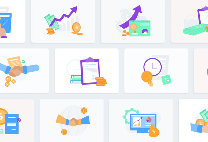 Ladystrategist 20 Unique Business Conceptual Illustrations Fully Editable in Canva instagram canva templates social media templates etsy free canva templates