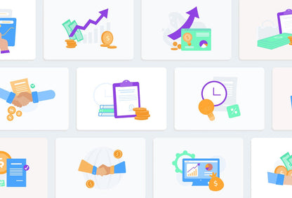Ladystrategist 20 Unique Business Conceptual Illustrations Fully Editable in Canva instagram canva templates social media templates etsy free canva templates