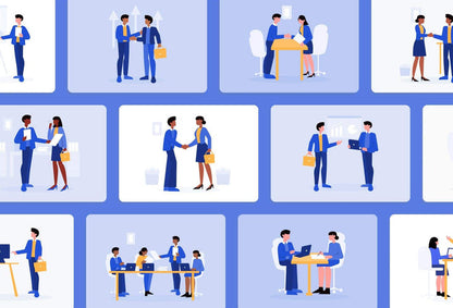 Ladystrategist 20 Unique Business Illustrations - Fully Editable in Canva instagram canva templates social media templates etsy free canva templates