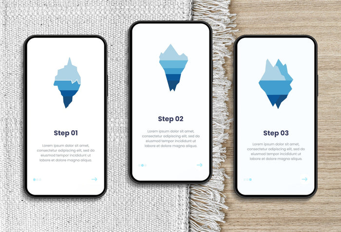 Ladystrategist 20 Unique Iceberg Conceptual Illustrations Fully Editable in Canva instagram canva templates social media templates etsy free canva templates