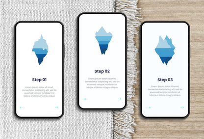 Ladystrategist 20 Unique Iceberg Conceptual Illustrations Fully Editable in Canva instagram canva templates social media templates etsy free canva templates