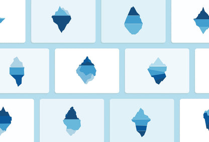 Ladystrategist 20 Unique Iceberg Conceptual Illustrations Fully Editable in Canva instagram canva templates social media templates etsy free canva templates