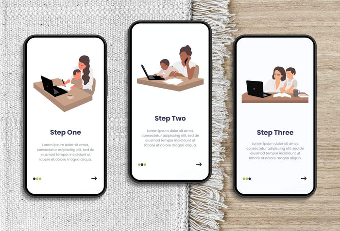 Ladystrategist 20 Unique Mompreneur Illustrations Fully Editable in Canva instagram canva templates social media templates etsy free canva templates