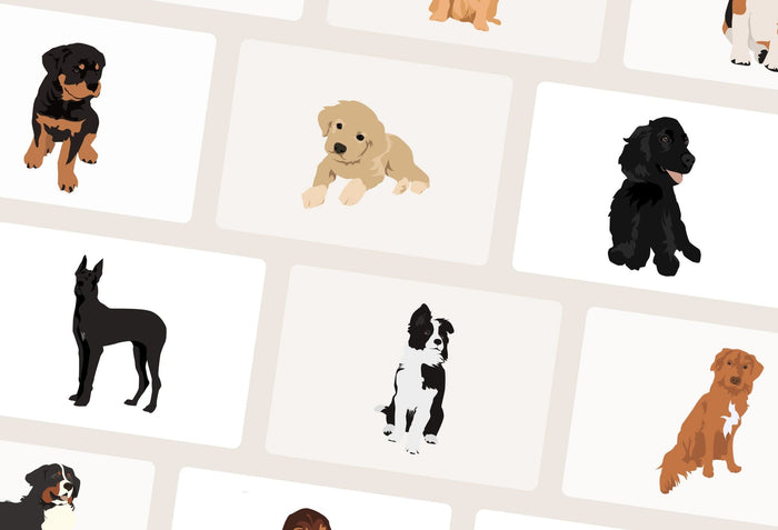 Ladystrategist 20 Unique Pets and Puppies Illustrations Fully Editable in Canva instagram canva templates social media templates etsy free canva templates