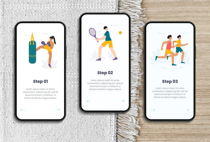 Ladystrategist 20 Unique Sport Scenes Illustrations Fully Editable in Canva instagram canva templates social media templates etsy free canva templates