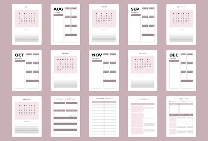Ladystrategist 2023 Canva Planner Template instagram canva templates social media templates etsy free canva templates
