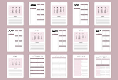 Ladystrategist 2023 Canva Planner Template instagram canva templates social media templates etsy free canva templates