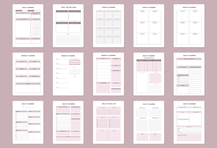 Ladystrategist 2023 Canva Planner Template instagram canva templates social media templates etsy free canva templates