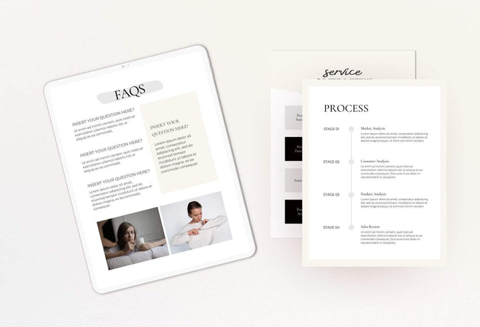 Ladystrategist 21 Page Client Welcome Packet for Coaches - Editable Canva Template - Modern instagram canva templates social media templates etsy free canva templates