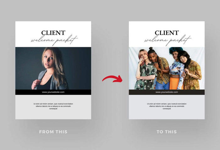 Ladystrategist 21 Page Client Welcome Packet for Coaches Editable Canva Template Soho Collection instagram canva templates social media templates etsy free canva templates