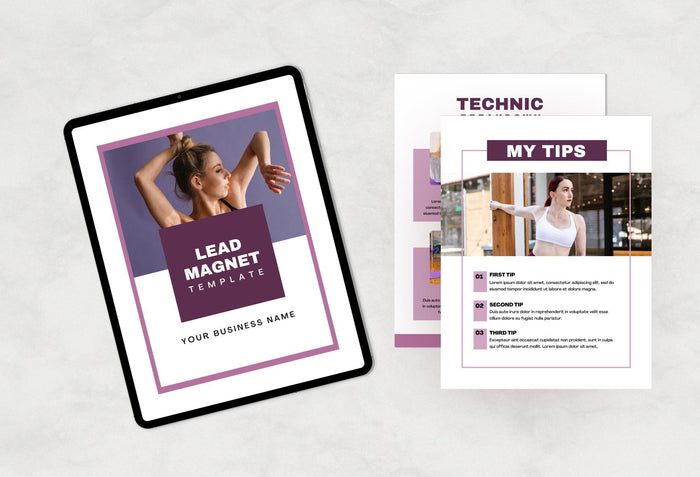 Ladystrategist 21 Page Workout Program Ebook Malbec Canva Templates instagram canva templates social media templates etsy free canva templates