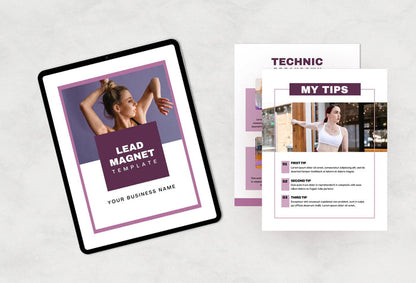 Ladystrategist 21 Page Workout Program Ebook Malbec Canva Templates instagram canva templates social media templates etsy free canva templates