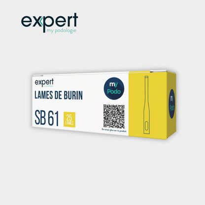 25 Chisel Blades - Expert by My Podologie Expert