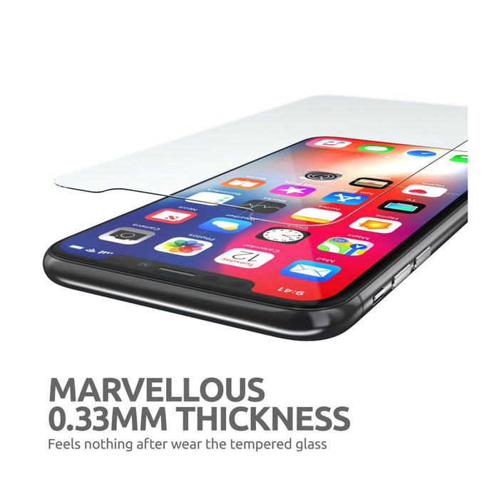 2.5D Glass Screen Protector for iPhone 6.5 inch 2018 and 2019 (2 Pack) -Clear