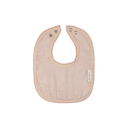 Pink Muslin bib
