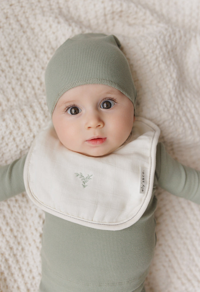 Absorbent Muslin Terry Drool Bibs