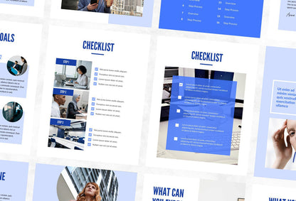 Ladystrategist 30-Page Coaching Program Package Canva Template Ultramarine Style instagram canva templates social media templates etsy free canva templates