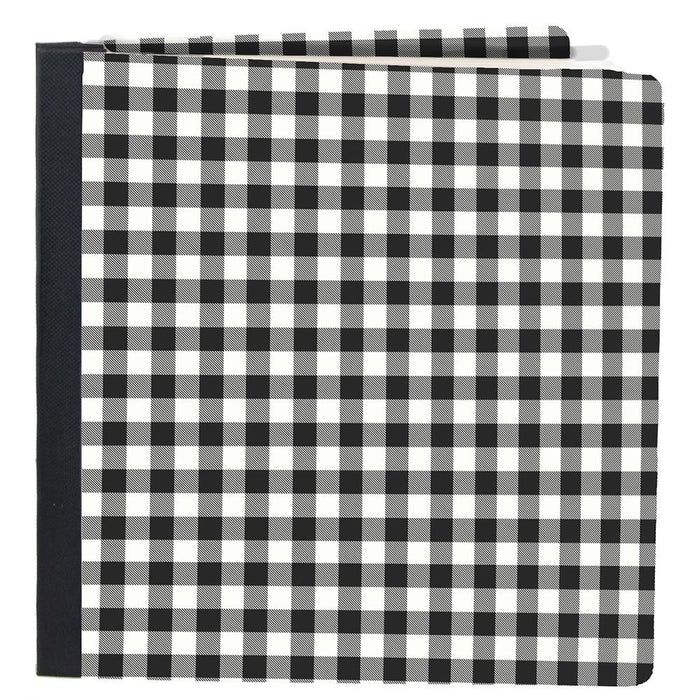 6x8 sn@p flipbook black buffalo plaid by simple stories