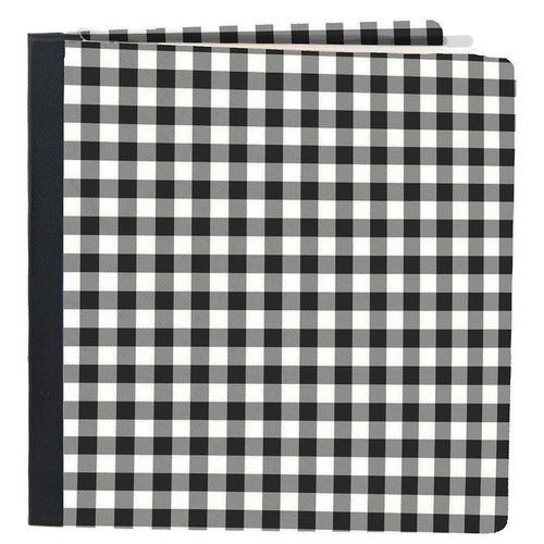 6x8 sn@p flipbook black buffalo plaid by simple stories