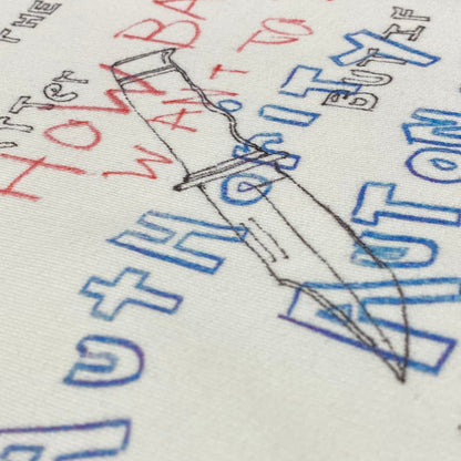 Yeezy Season 5 Scribbled Adidas Crewneck By ERD