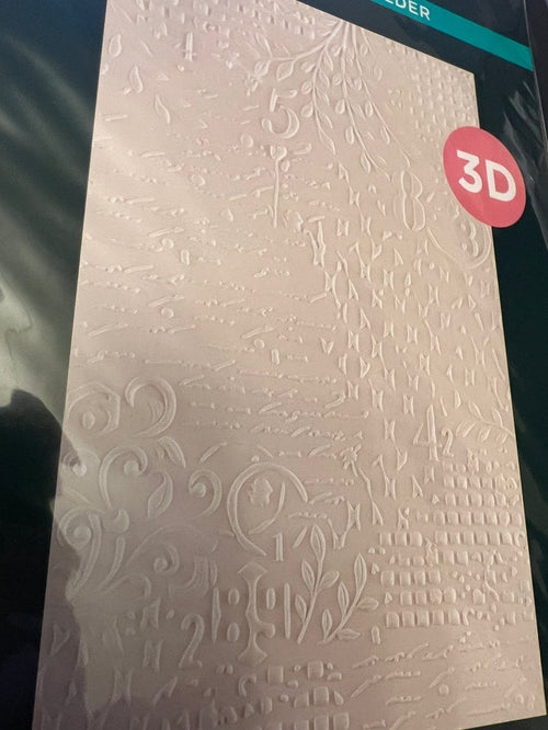 Beautifully imperfect distress mix embossing folder by spellbinders