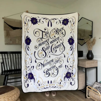 A Court of Silver Flames Inspired: Nothing Can Break Me Blanket