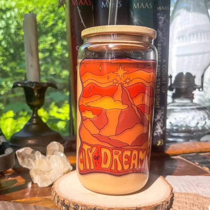 A Court of Thorns and Roses Inspired: City of Dreamers Glass Luxe Tumbler DREAMERS