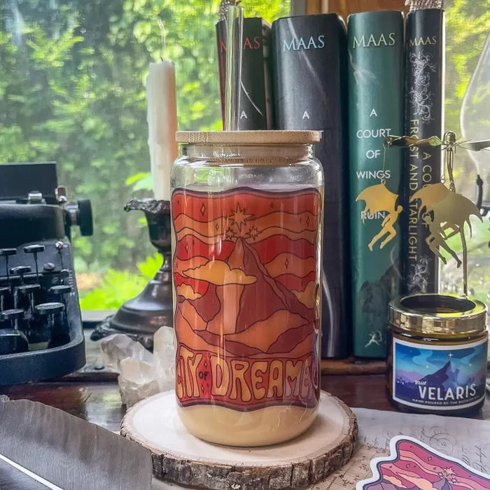 A Court of Thorns and Roses Inspired: City of Dreamers Glass Luxe Tumbler DREAMERS
