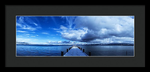 A Tahoe Winters Dream - Framed Print