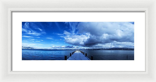 A Tahoe Winters Dream - Framed Print
