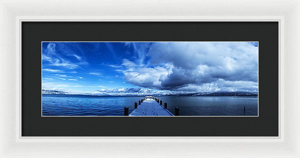 A Tahoe Winters Dream - Framed Print