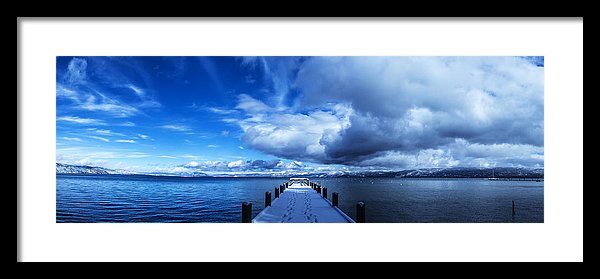 A Tahoe Winters Dream - Framed Print