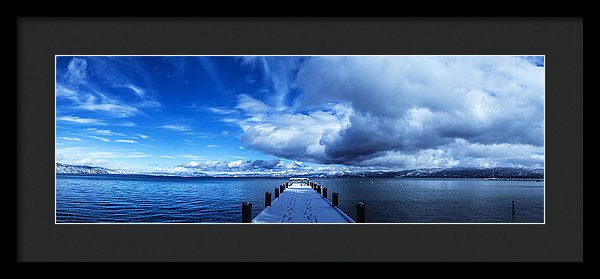 A Tahoe Winters Dream - Framed Print