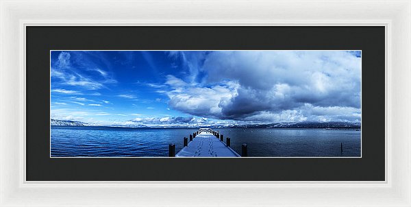 A Tahoe Winters Dream - Framed Print