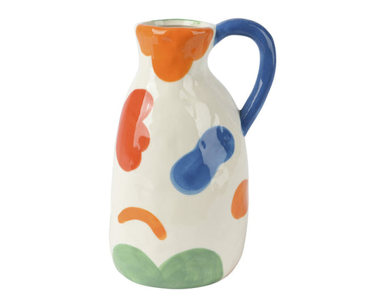 Abstract Print Jug Vase