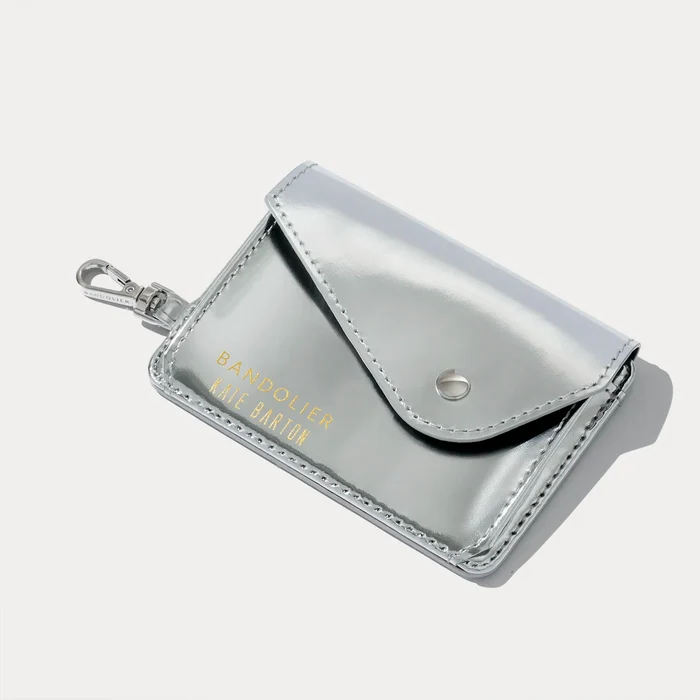 Add-On Magnet Wallet - Silver Patent/Silver