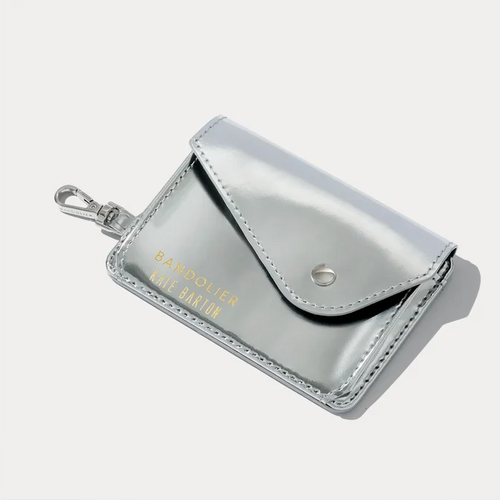 Add-On Magnet Wallet - Silver Patent/Silver