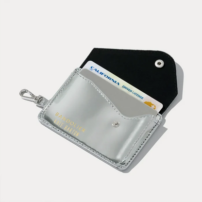 Add-On Magnet Wallet - Silver Patent/Silver