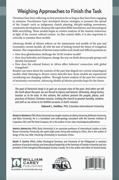 Advancing Models of Mission (EMS 29) - MissionBooks.org