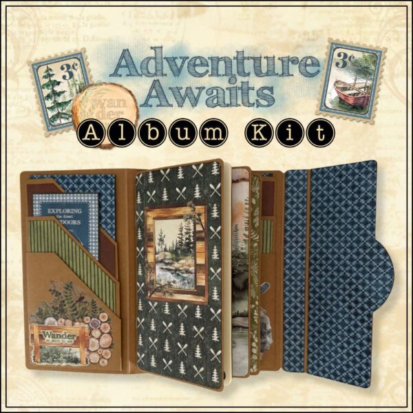 Adventure Awaits album kit by Graphic 45