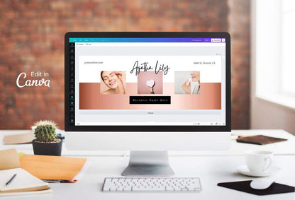 Ladystrategist Agatha Facebook Cover Canva Template instagram canva templates social media templates etsy free canva templates