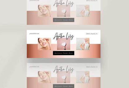 Ladystrategist Agatha Facebook Cover Canva Template instagram canva templates social media templates etsy free canva templates
