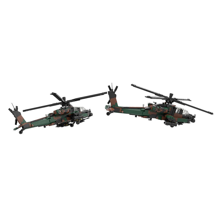 AH - 64 Apache Helicopter Klemmbausteine - LesDiy - Klemmbausteine