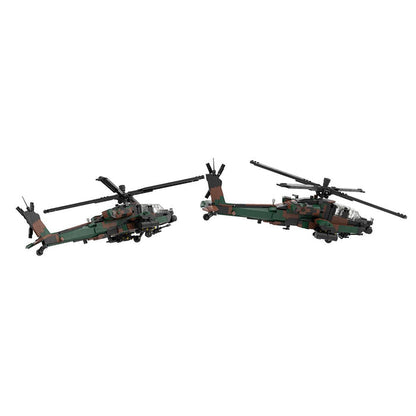 AH - 64 Apache Helicopter Klemmbausteine - LesDiy - Klemmbausteine