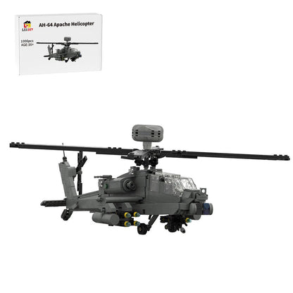 AH - 64 Apache Helicopter Military Klemmbausteine - LesDiy - Klemmbausteine
