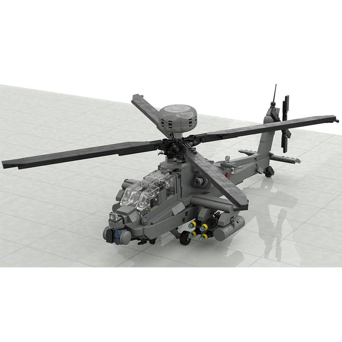 AH - 64 Apache Helicopter Military Klemmbausteine - LesDiy - Klemmbausteine