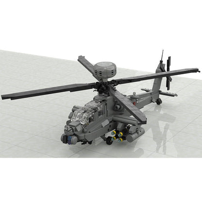 AH - 64 Apache Helicopter Military Klemmbausteine - LesDiy - Klemmbausteine