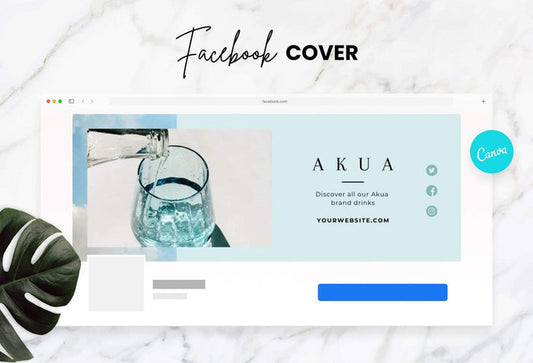 Ladystrategist Akua Facebook Cover Canva Template instagram canva templates social media templates etsy free canva templates