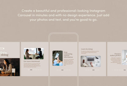 Ladystrategist Alanna Coaching 6-Page Carousel Canva Template instagram canva templates social media templates etsy free canva templates