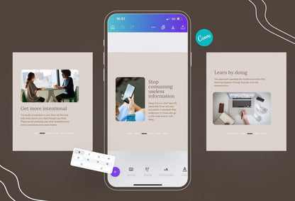Ladystrategist Alanna Coaching 6-Page Carousel Canva Template instagram canva templates social media templates etsy free canva templates